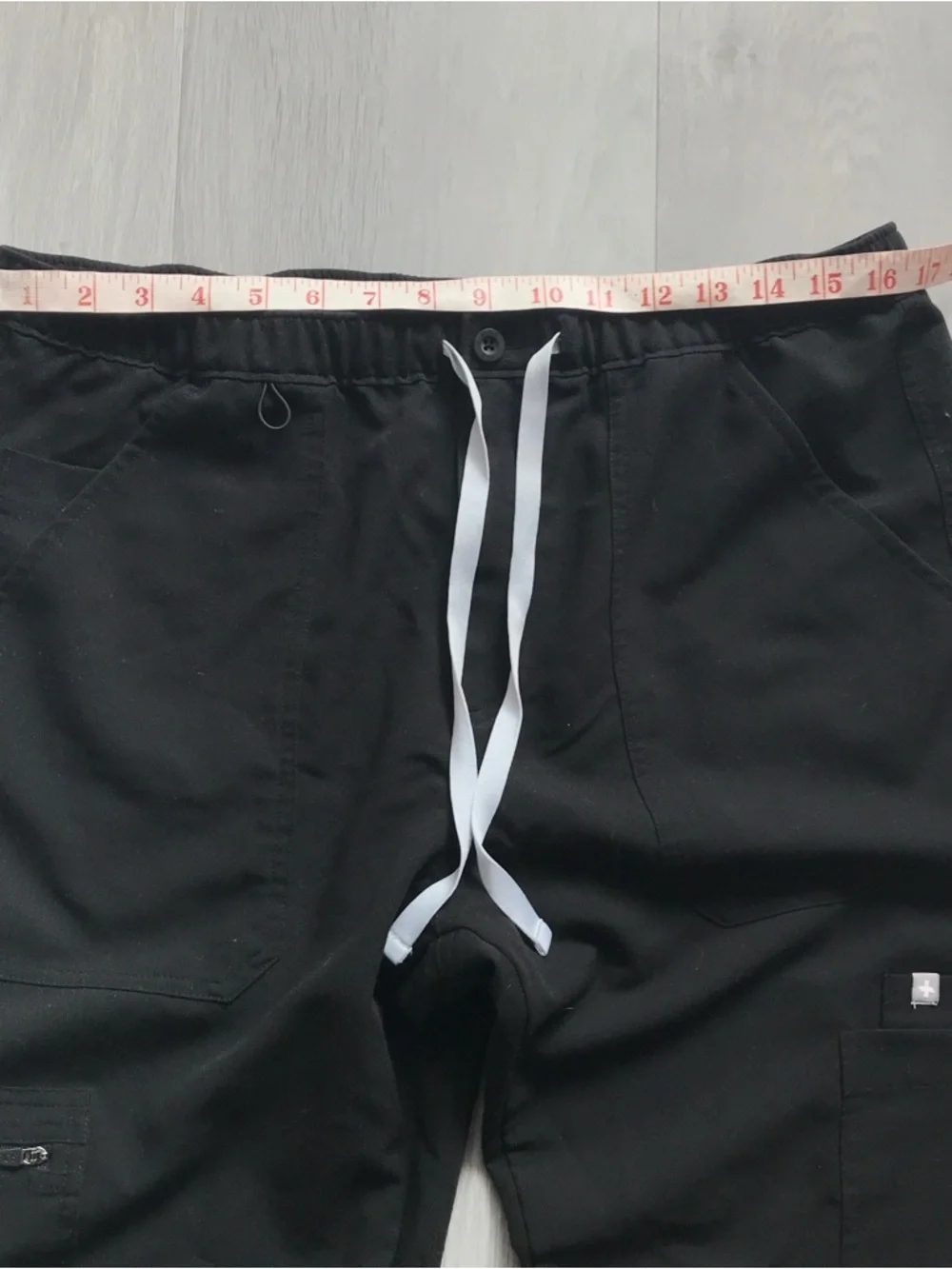 FIGS BLACK SCRUB PANT MENS UTILITY MENS LARGE